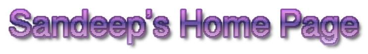 Sandeep Home Page